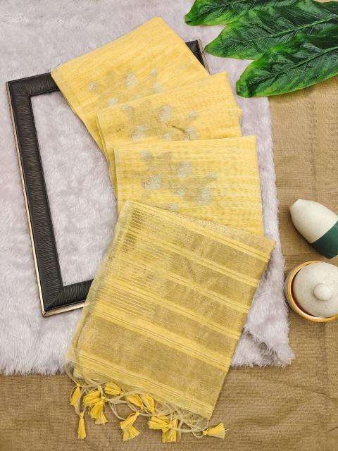 Akshara jute linen silk Bridal sarees in Kolkata