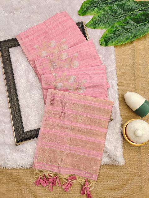 Akshara jute linen silk Bridal sarees in Kolkata