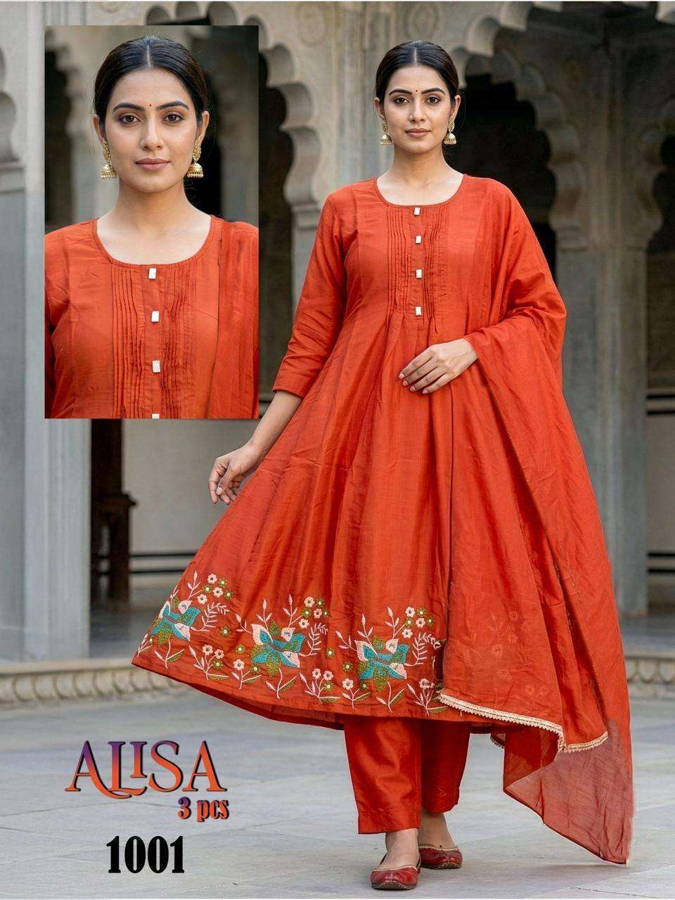 Alisa Mal Chanderi Vol 1 Kurti wholesalers near me