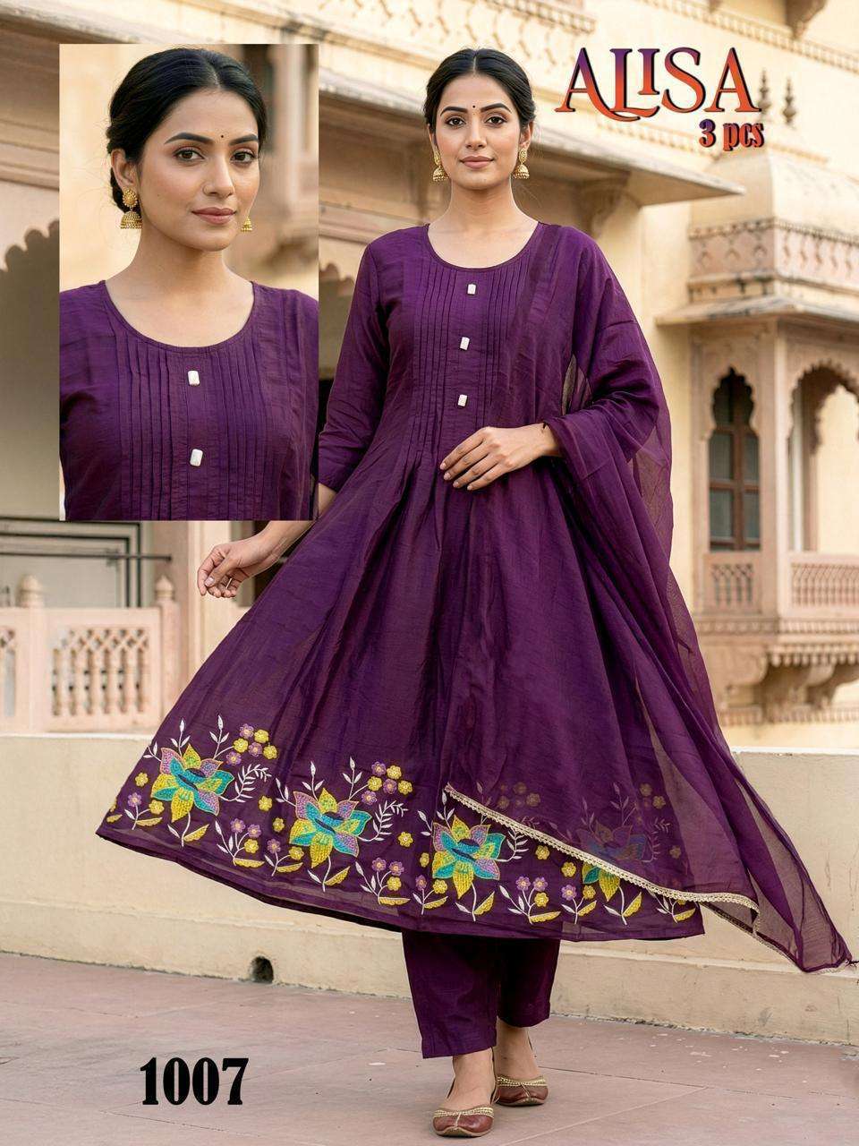 Alisa Mal Chanderi Vol 1 Kurti wholesalers near me
