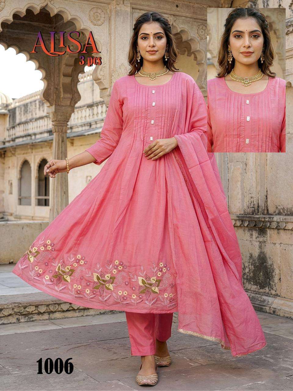 Alisa Mal Chanderi Vol 1 Kurti wholesalers near me