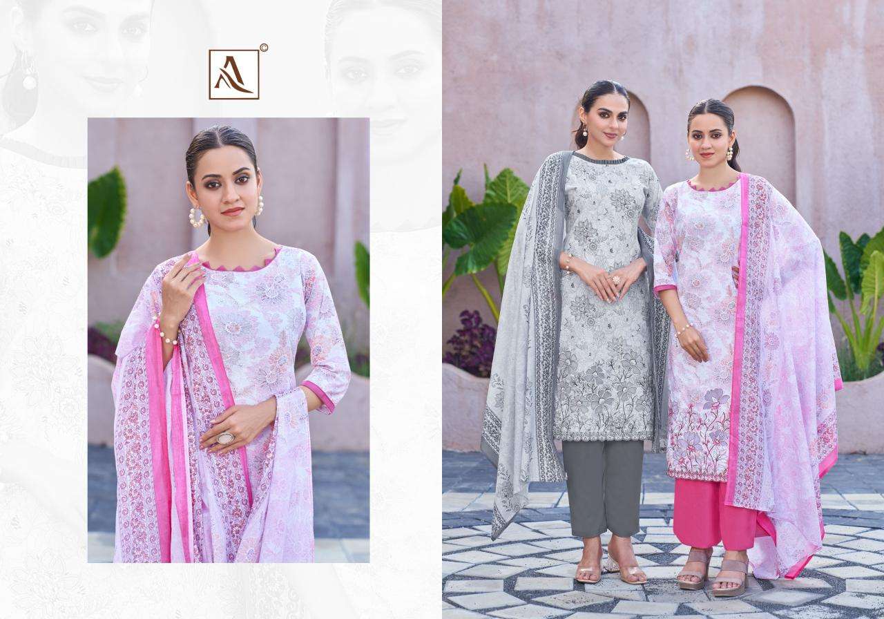 Alok suit adeena Dress material wholesalers in Kolkata