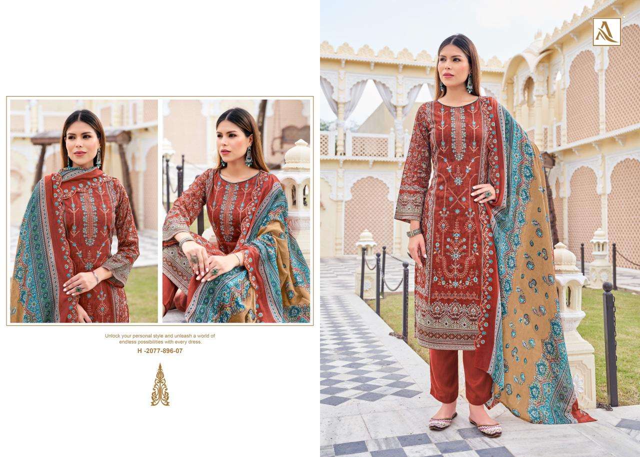 Alok suit bin saeed-12 Dress material wholesale market