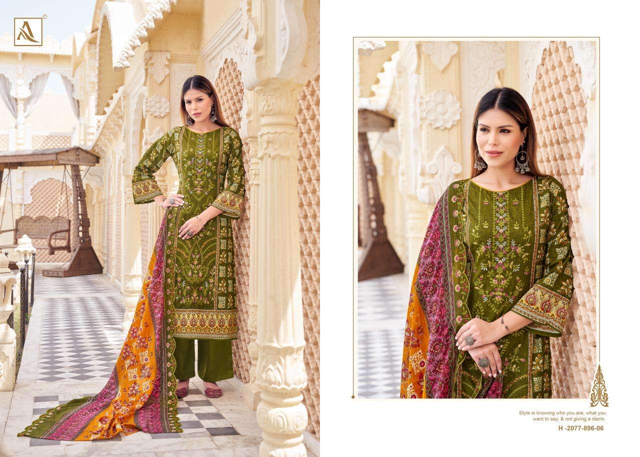 Alok suit bin saeed-12 Dress material wholesale market
