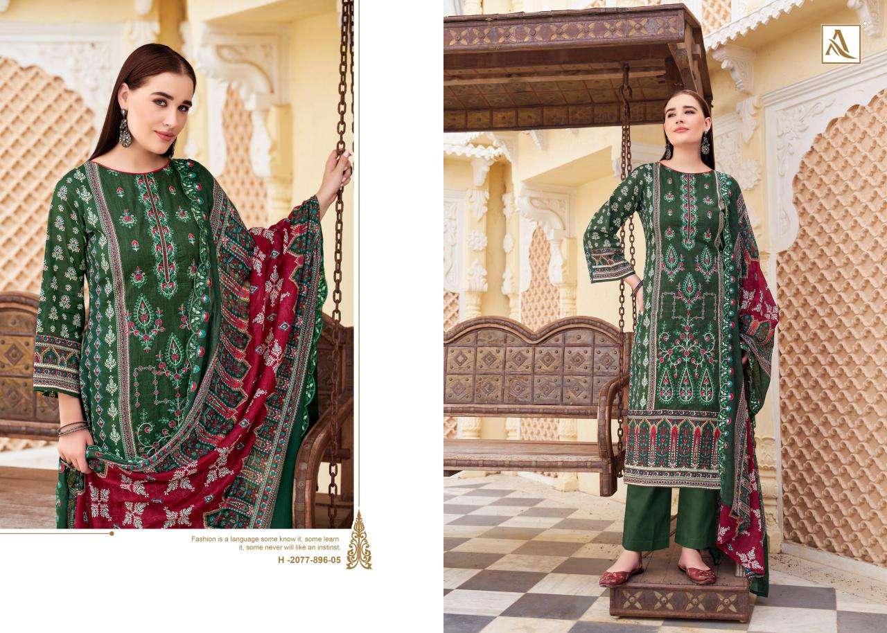 Alok suit bin saeed-12 Dress material wholesale market