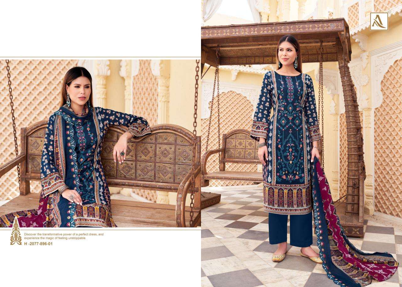 Alok suit bin saeed-12 Dress material wholesale market