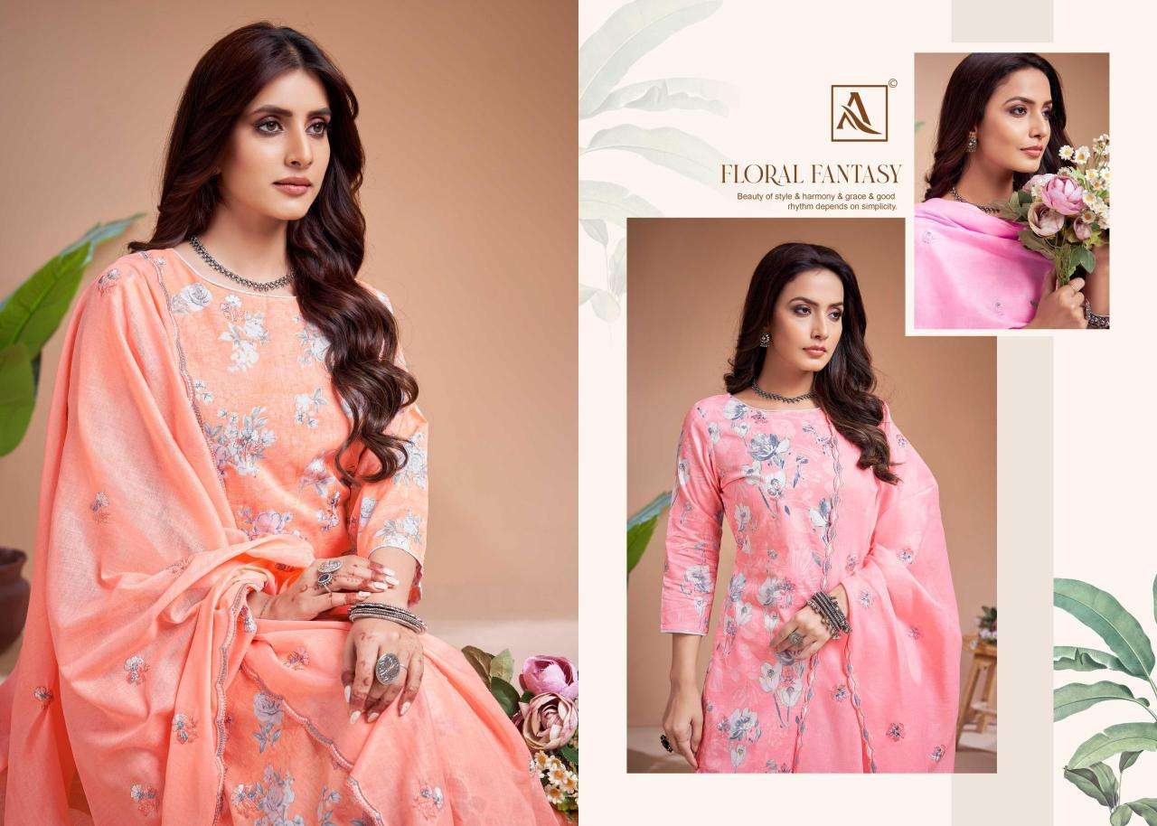 Alok suit khadiza Wholesale dress materials supplier in kolkata