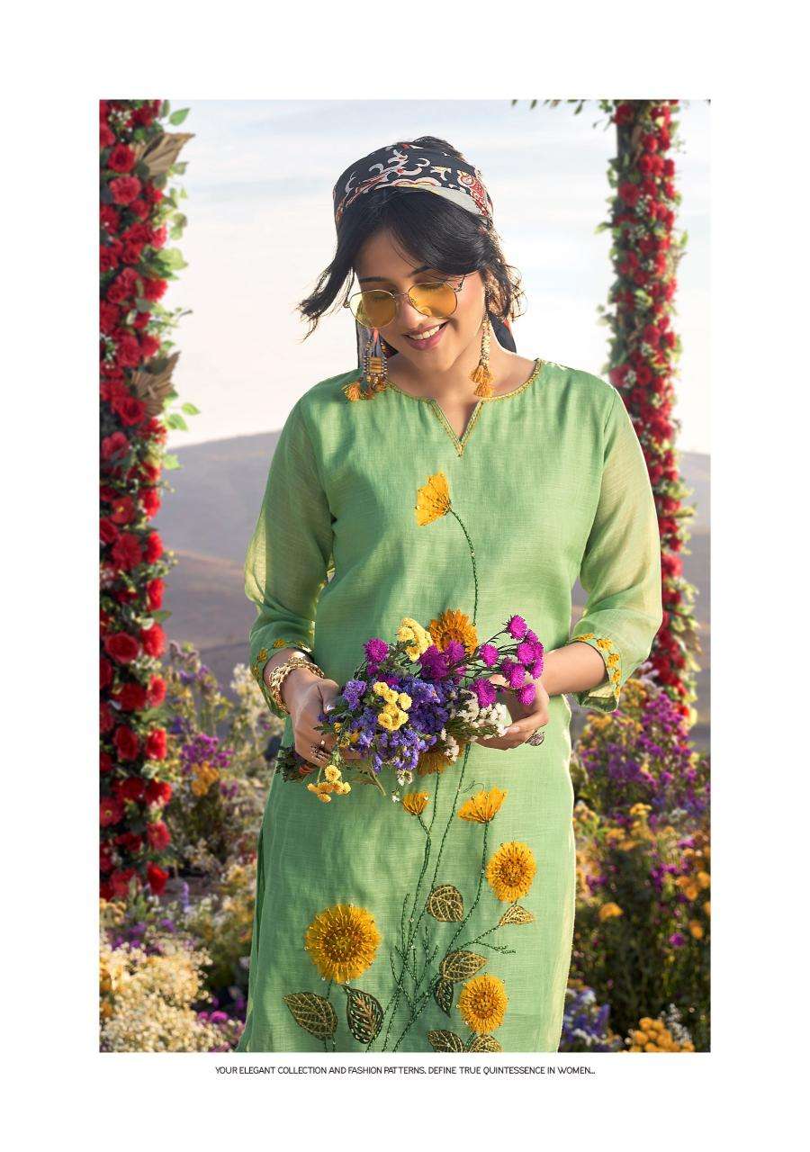 Anju fabrics royal peacock coord set Kurti manufacturers in Ahmedabad