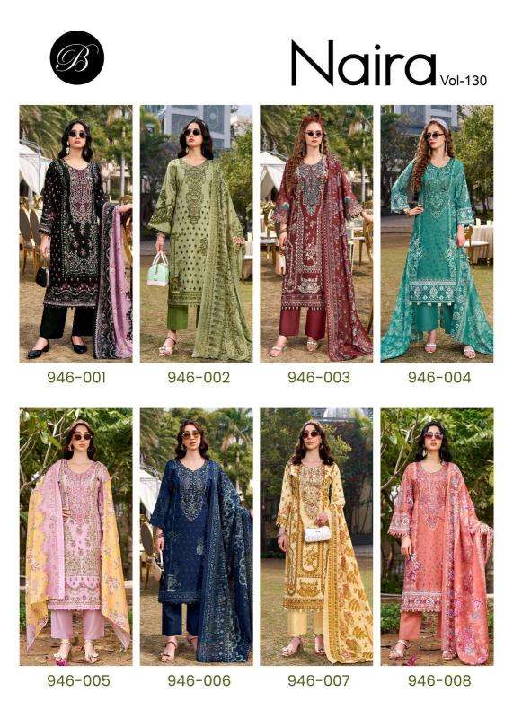 Belliza naira vol- 130 Designer dress materials in Delhi