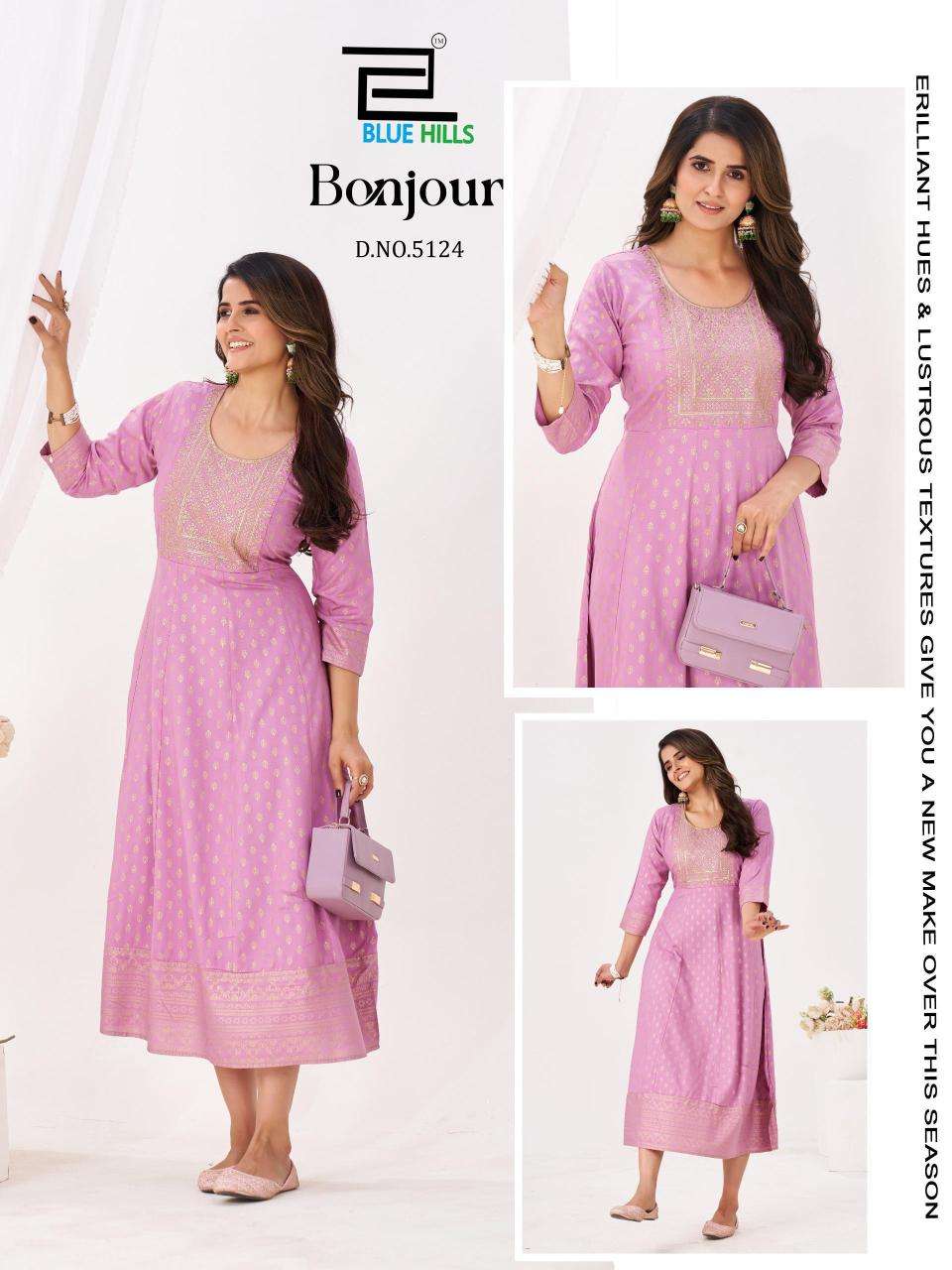 Blue hills bonjour Kurti wholesale in pune
