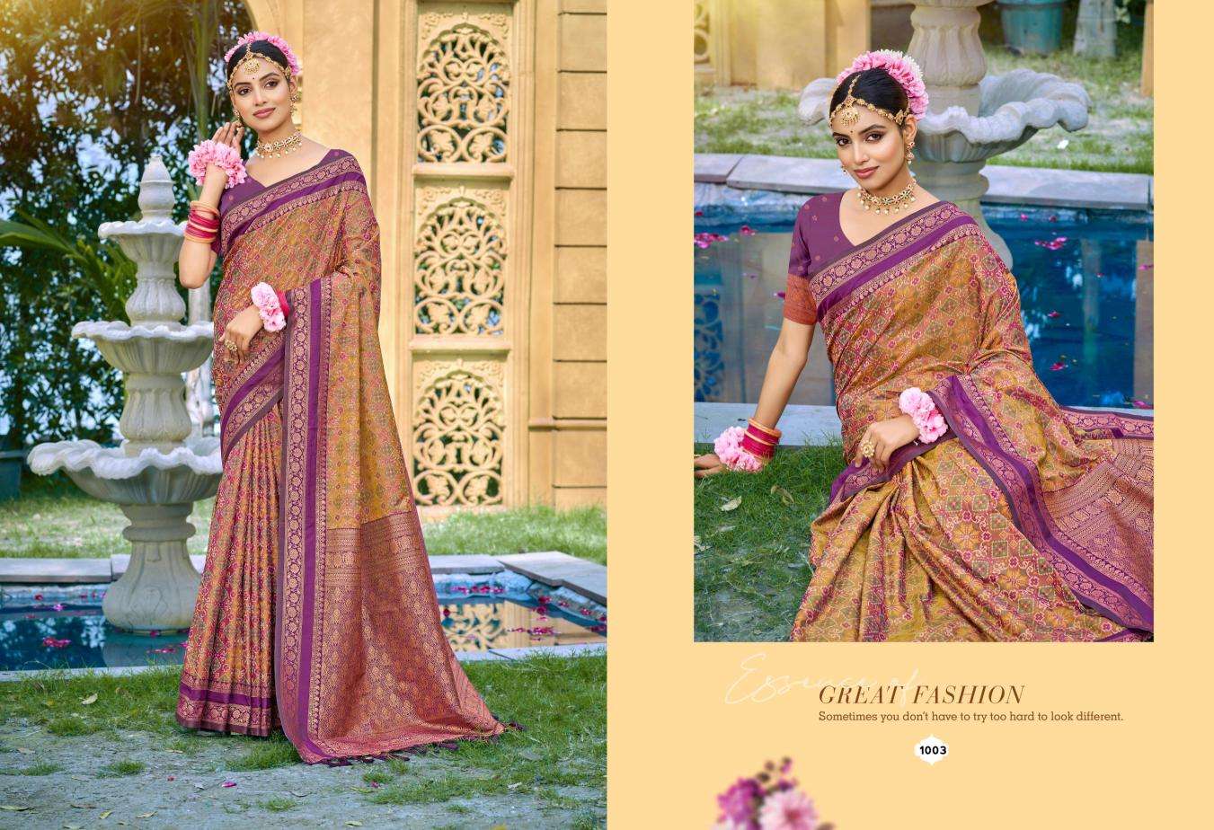 Bunawat - Kantha silk Fancy sarees wholesale in pune