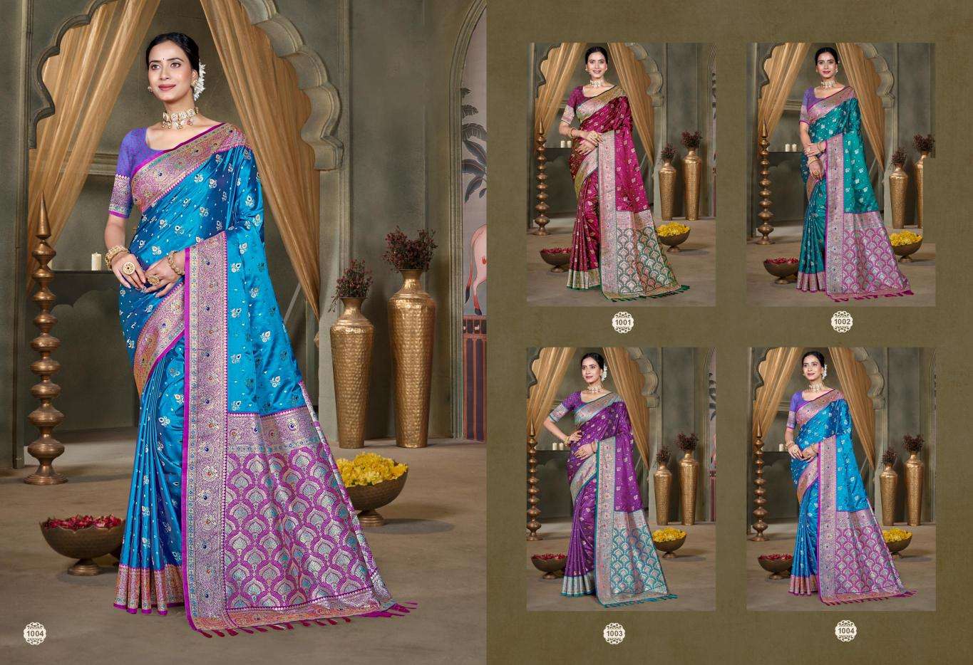 Bunawat - Plazma Silk Vol-03 Bulk saree suppliers in Mumbai