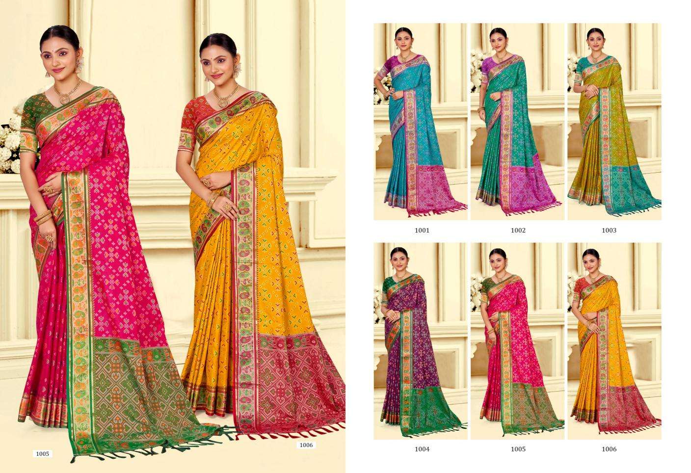 Bunawat - Rajshahi Patola-03 Buy wholesale sarees online