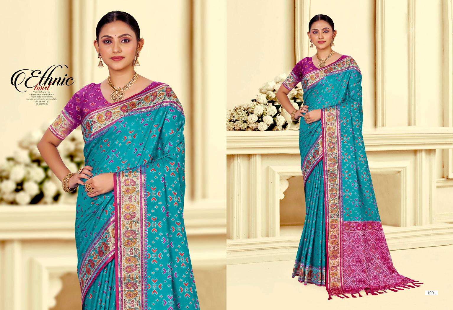 Bunawat - Rajshahi Patola-03 Buy wholesale sarees online