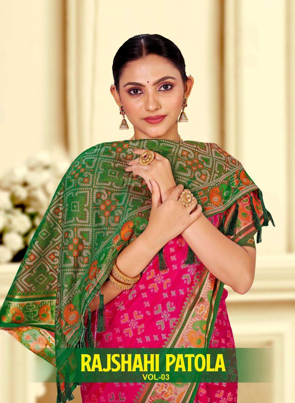 Bunawat - Rajshahi Patola-03 Buy wholesale sarees online