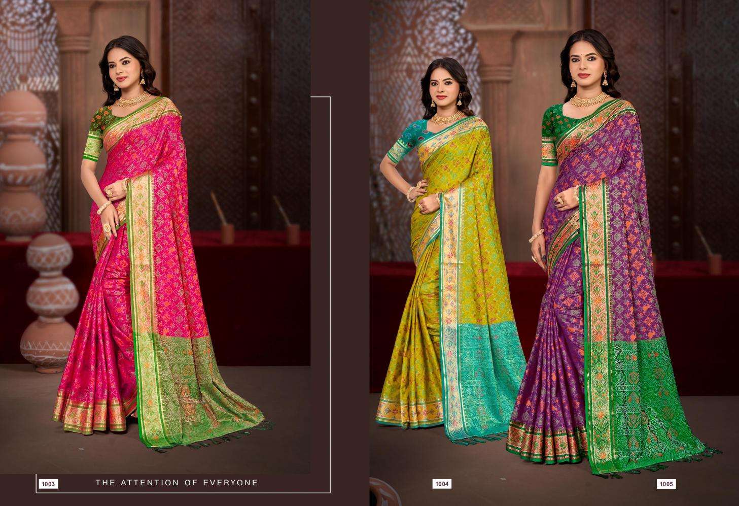 Bunawat - Rajshahi Patola-06 Designer sarees at wholesale price