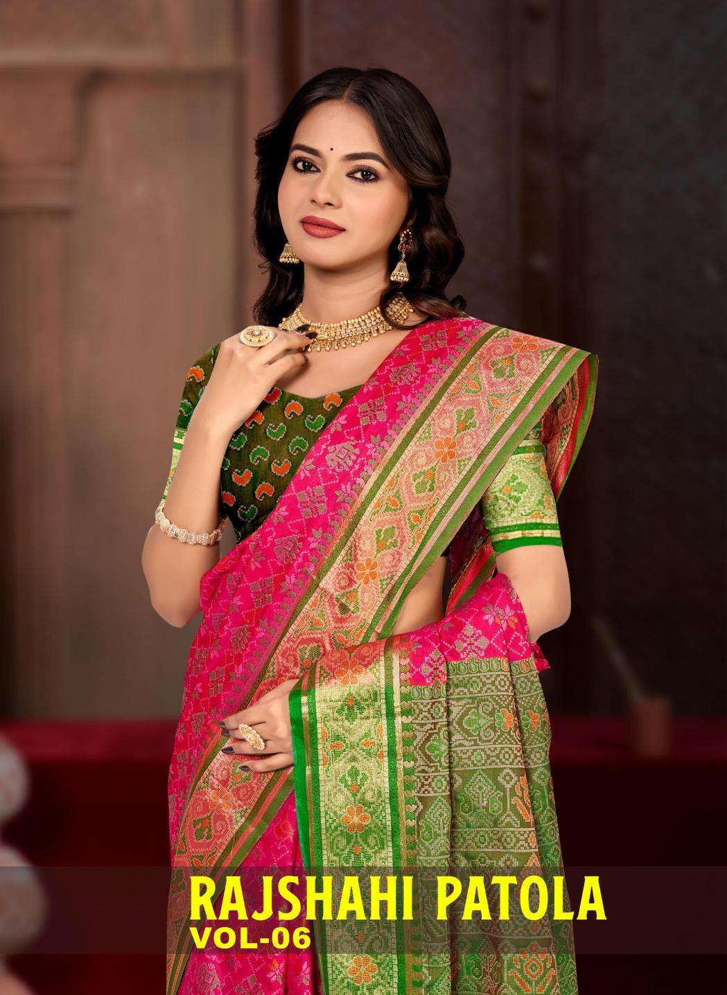 Bunawat - Rajshahi Patola-06 Designer sarees at wholesale price