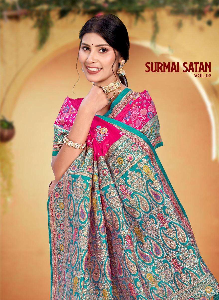 Bunawat - Surmai Satan 03 Saree wholesale market online Mumbai