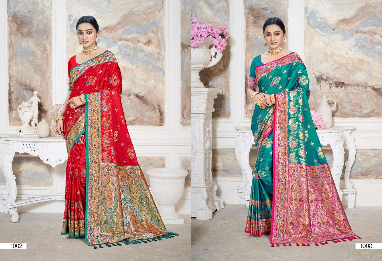 Bunawat - Surmai Satan 05 Wholesale saree manufacturers in Mumbai
