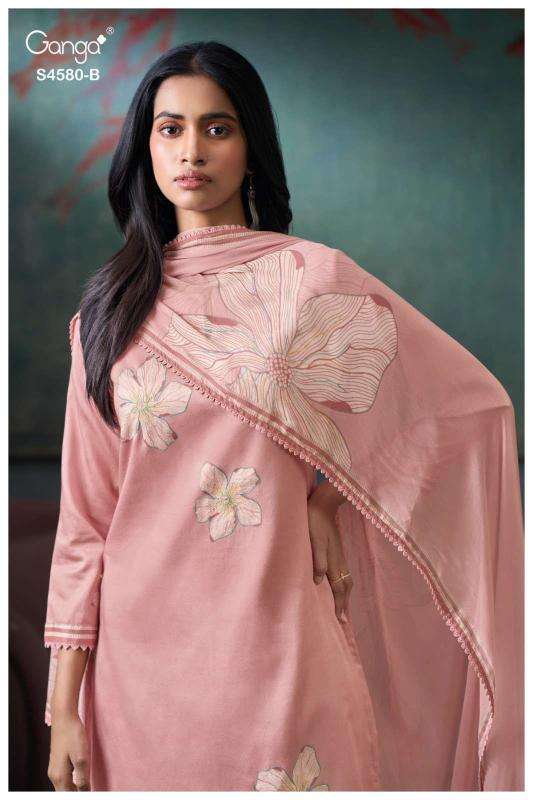 Ganga avera 4580 dress material wholesale market in Pune