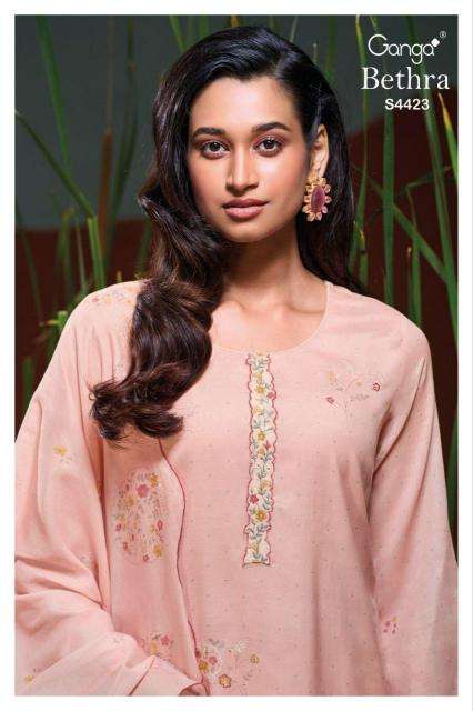 Ganga bethra 4423 dress material wholesale market in charminar
