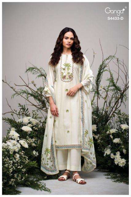 Ganga breeya 4433 Dress material wholesale market Kolkata