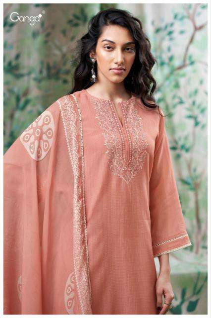 Ganga diyana 3653 Dress material suppliers in Kolkata