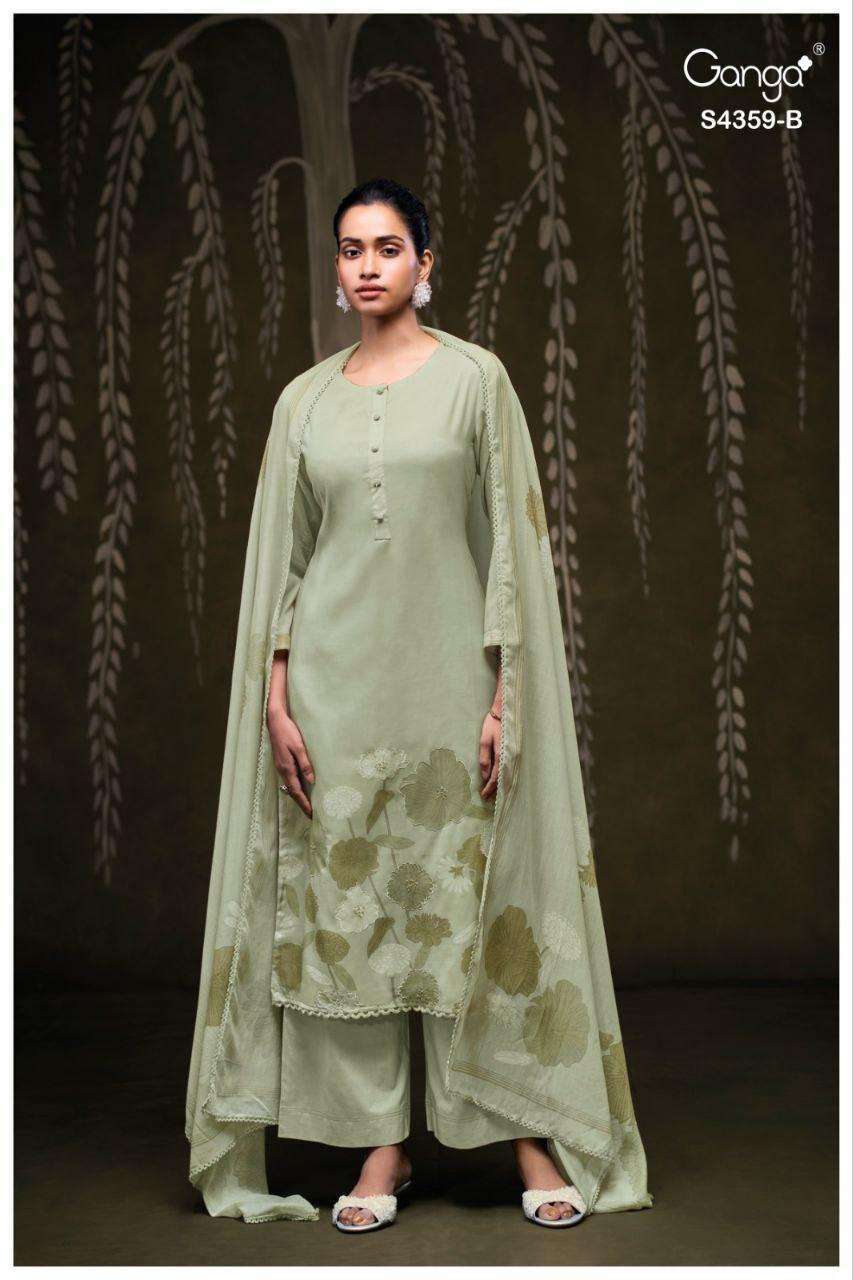 Ganga fayara 4359 Dress material suppliers in Surat