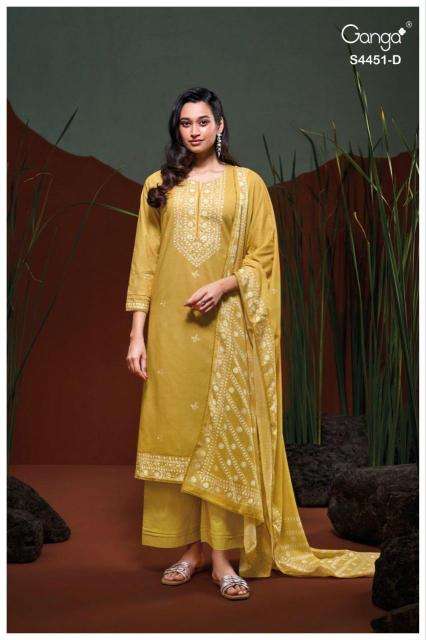 Ganga felora 4451 Surat dress material market