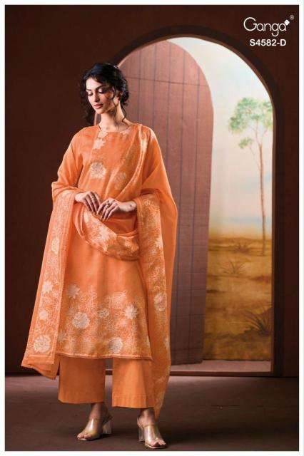 Ganga ieris 4582 dress material manufacturers in hyderabad