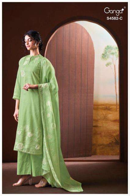 Ganga ieris 4582 dress material manufacturers in hyderabad