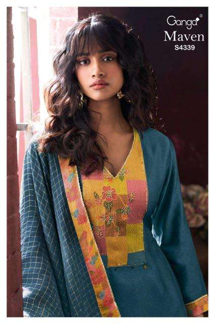 Ganga maven 4339 Dress material wholesale market