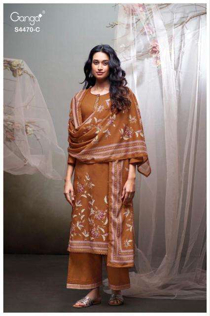 Ganga nireza 4470 Wholesale dress materials in Surat