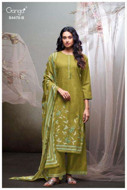 Ganga nireza 4470 Wholesale dress materials in Surat