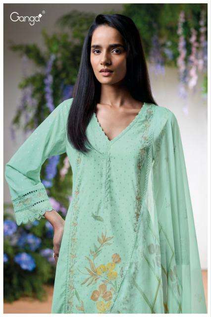 Ganga nyomi 3648 Dress materials wholesale market in ahmedabad