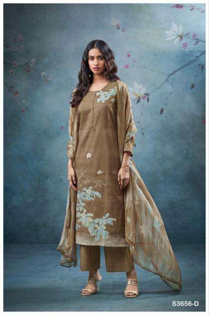 Ganga pankhuri 3656 Dress material manufacturers in Surat