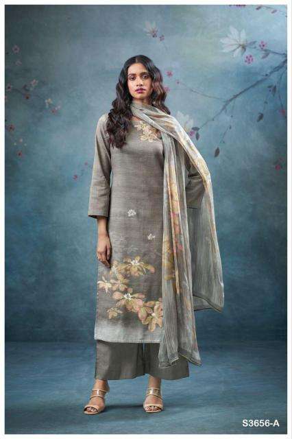 Ganga pankhuri 3656 Dress material manufacturers in Surat