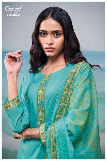 Ganga sveaa 4506 Wholesale Dress materials manufacturer in ahmedabad