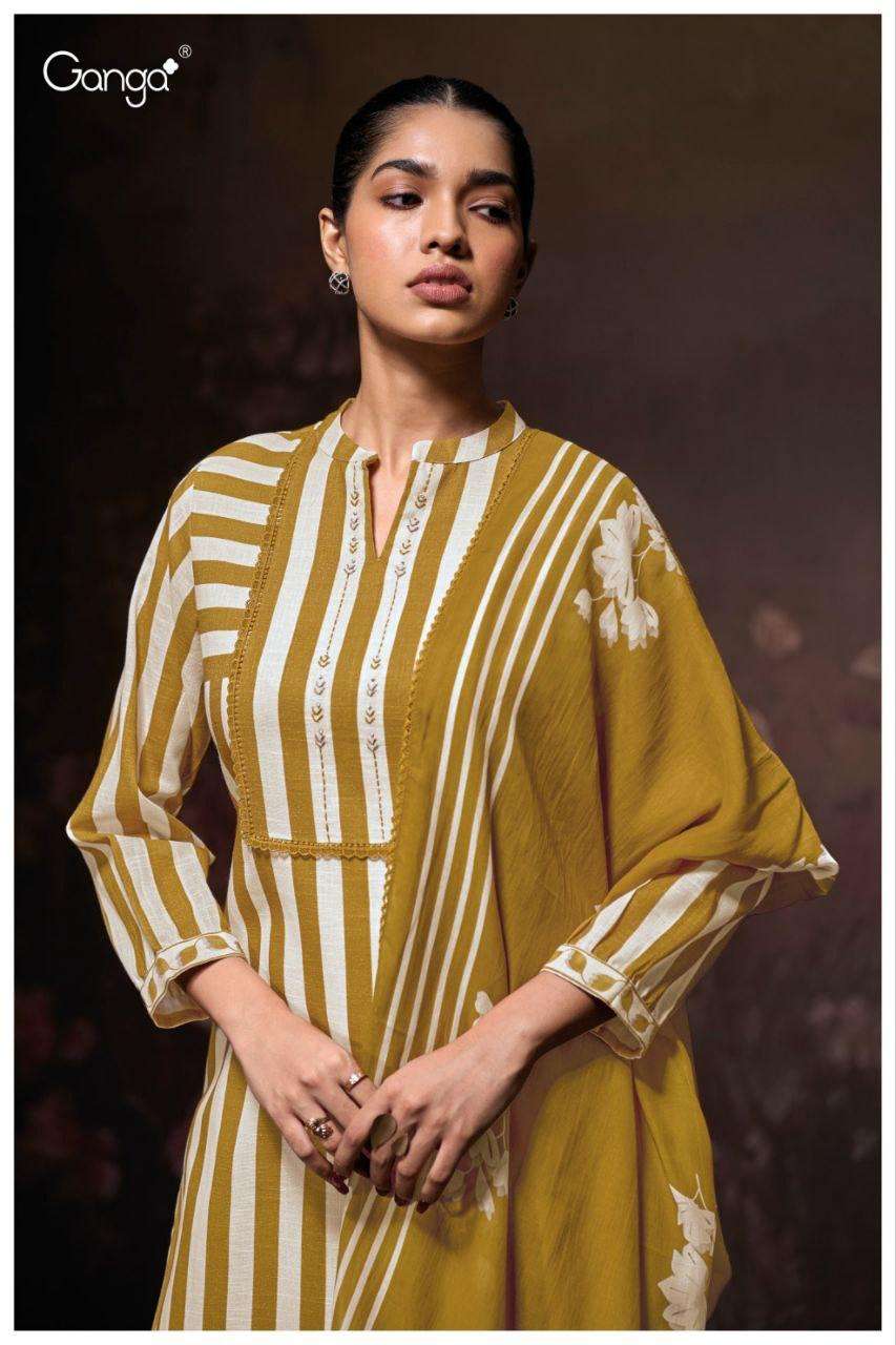 Ganga Ziana 3685 Kolkata cotton dress materials