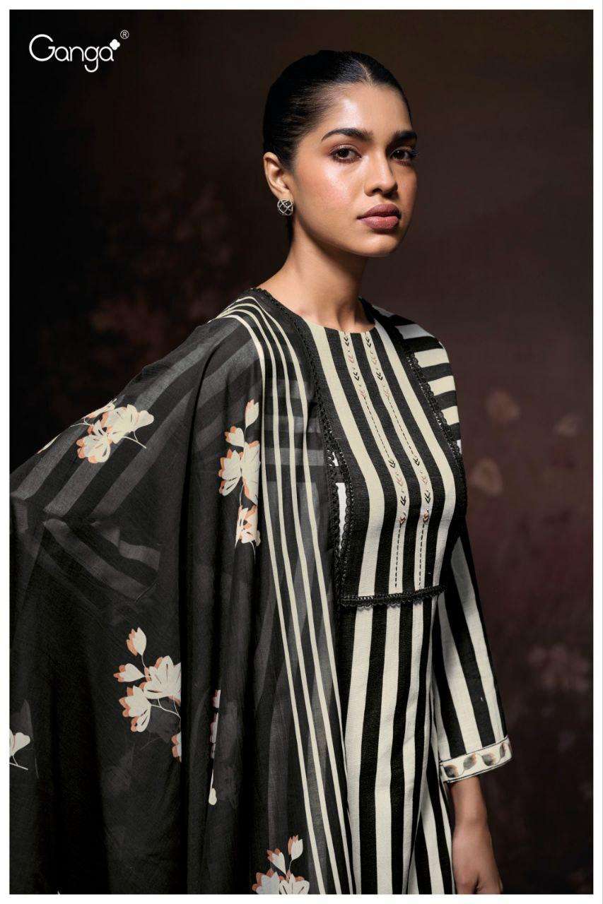 Ganga Ziana 3685 Kolkata cotton dress materials