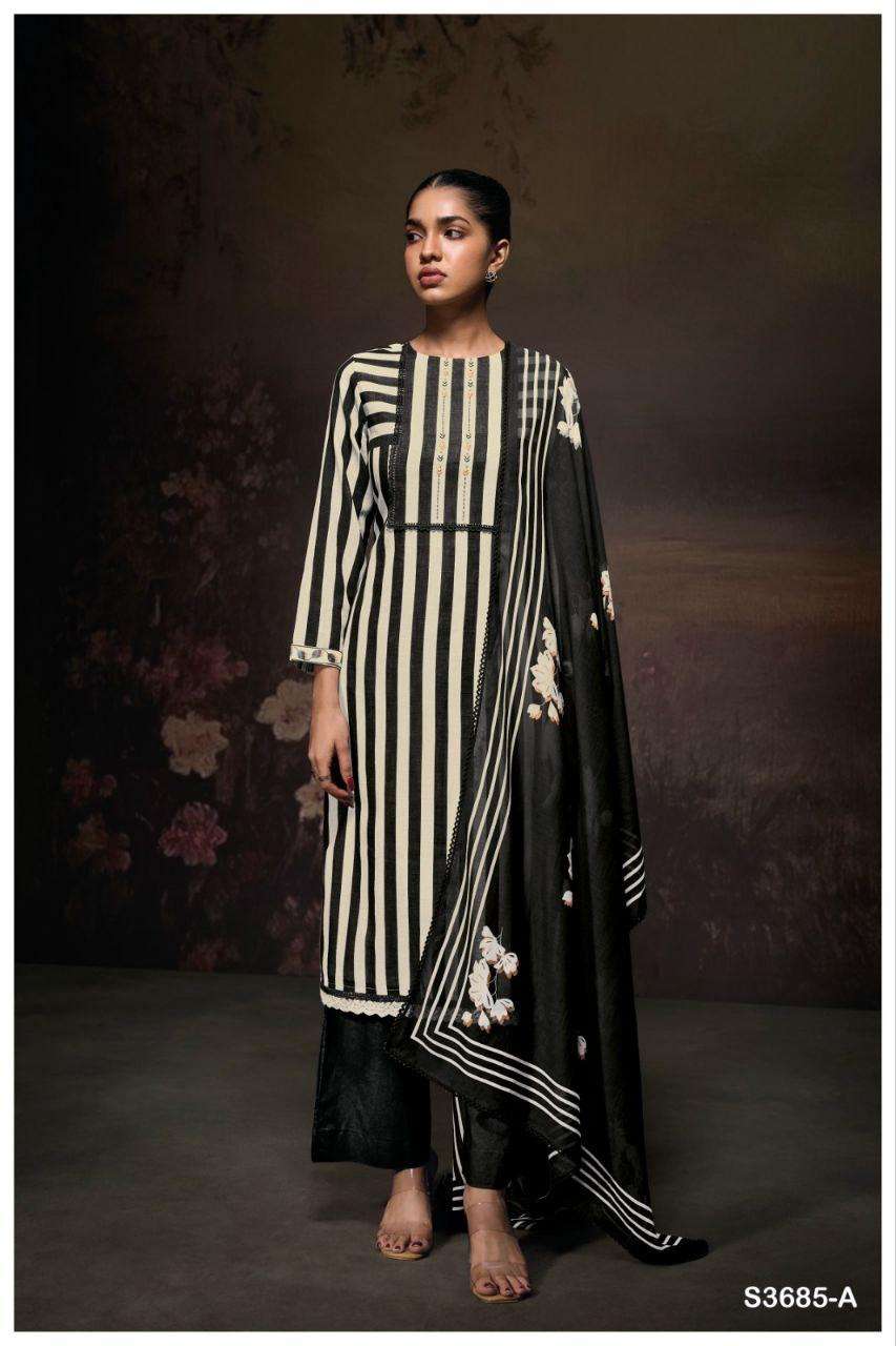 Ganga Ziana 3685 Kolkata cotton dress materials