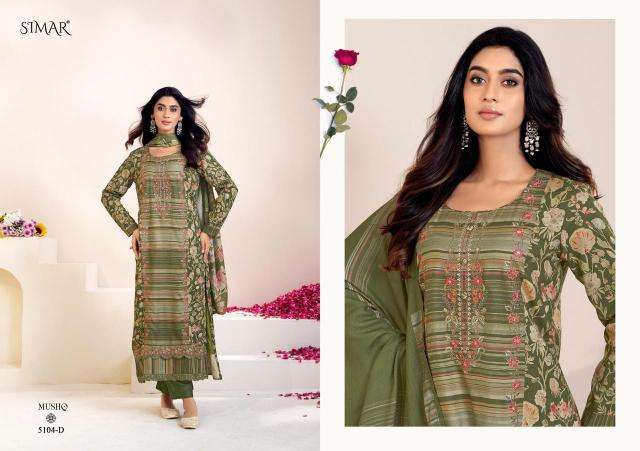 Glossy mushq Surat dress materials wholesale market