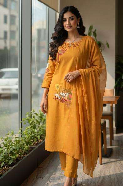 Jaipuri 3pcs Wholesale Kurti suppliers