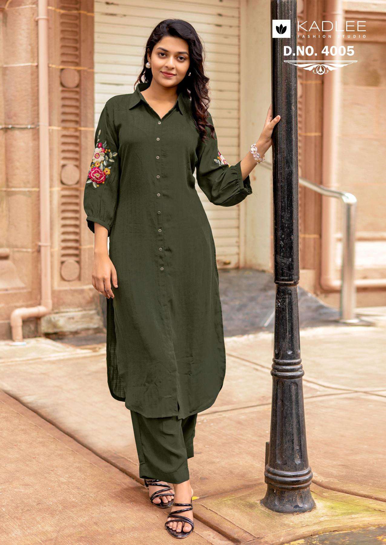Kadlee blue bell coord set Kurti wholesale website