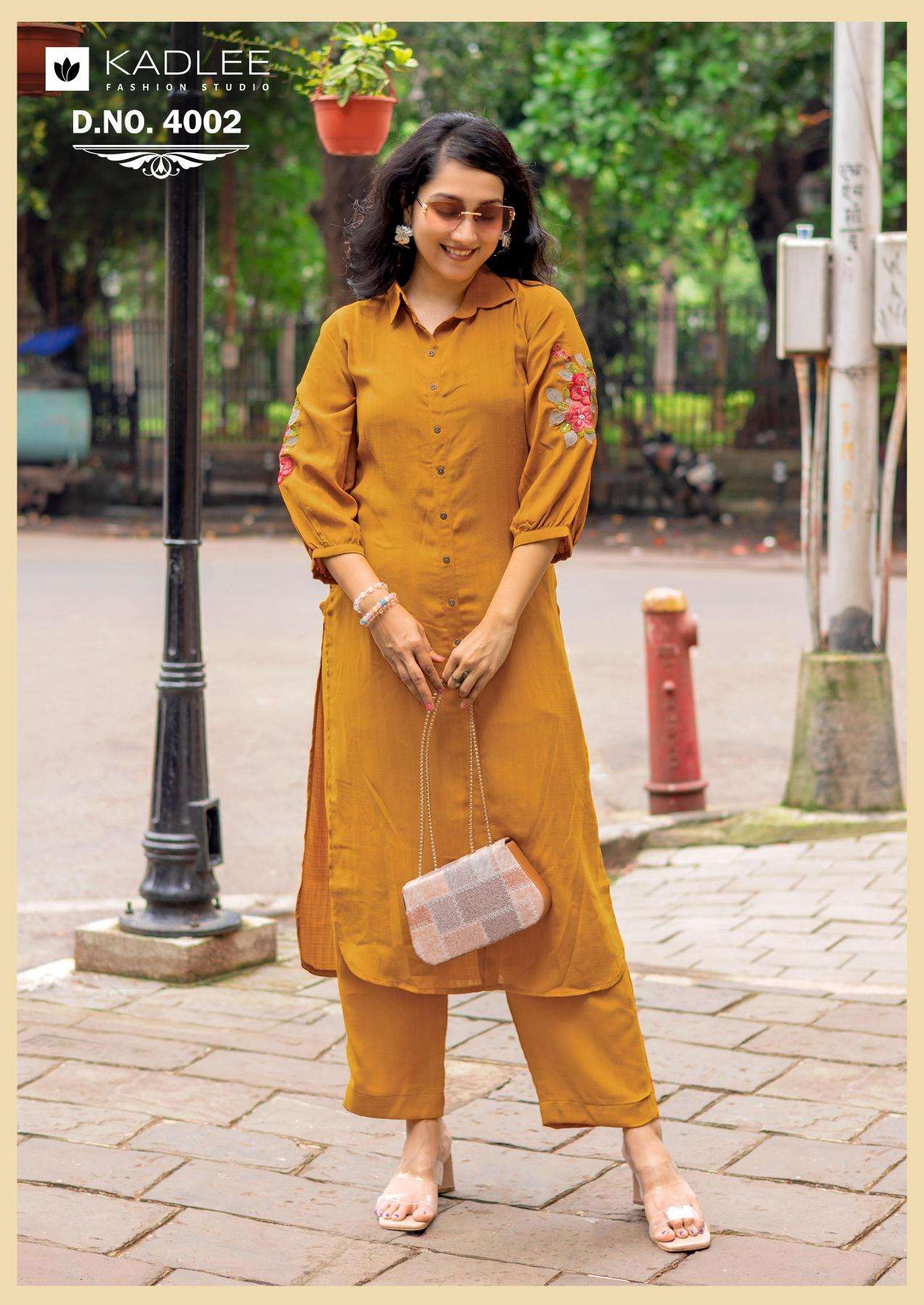 Kadlee blue bell coord set Kurti wholesale website