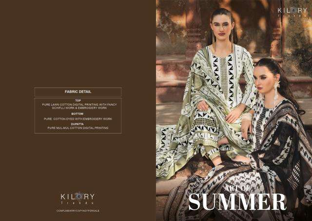 Kilory art of summer salwar suits wholesale in Delhi