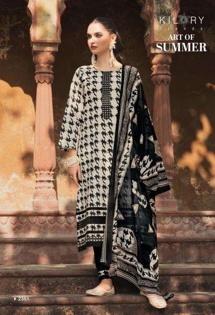 Kilory art of summer salwar suits wholesale in Delhi