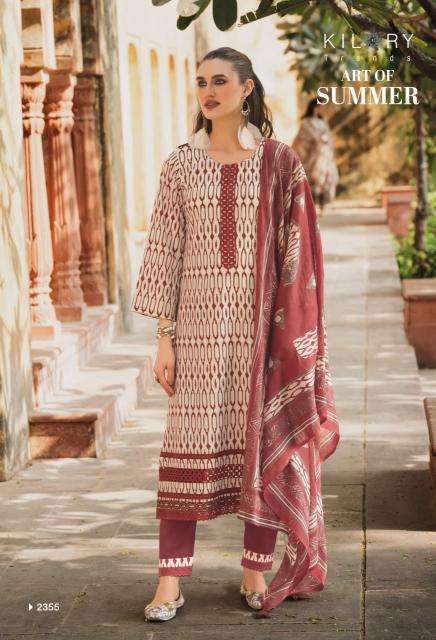 Kilory art of summer salwar suits wholesale in Delhi