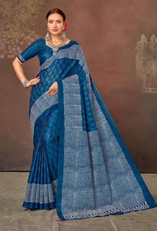 Lakhani bagru Saree at wholesale price