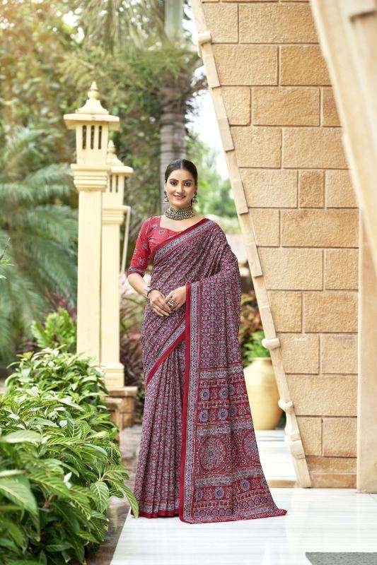 Lakhani bagru Saree at wholesale price